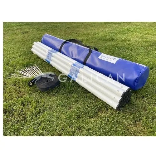 Galican slalom met prikpennen Agility toestellen
