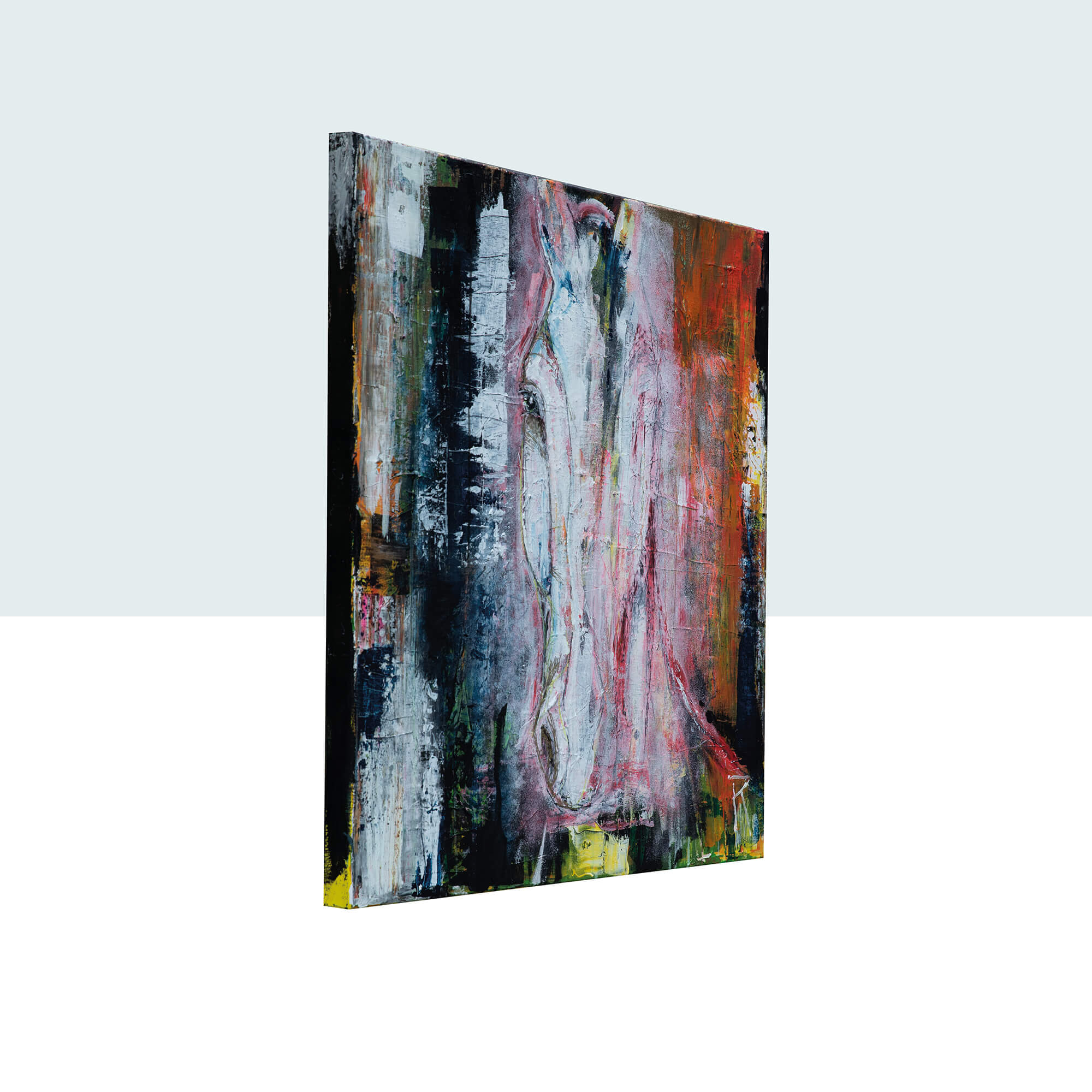 studio-karel-van-griensven-painting-horse-fading-or-appearing