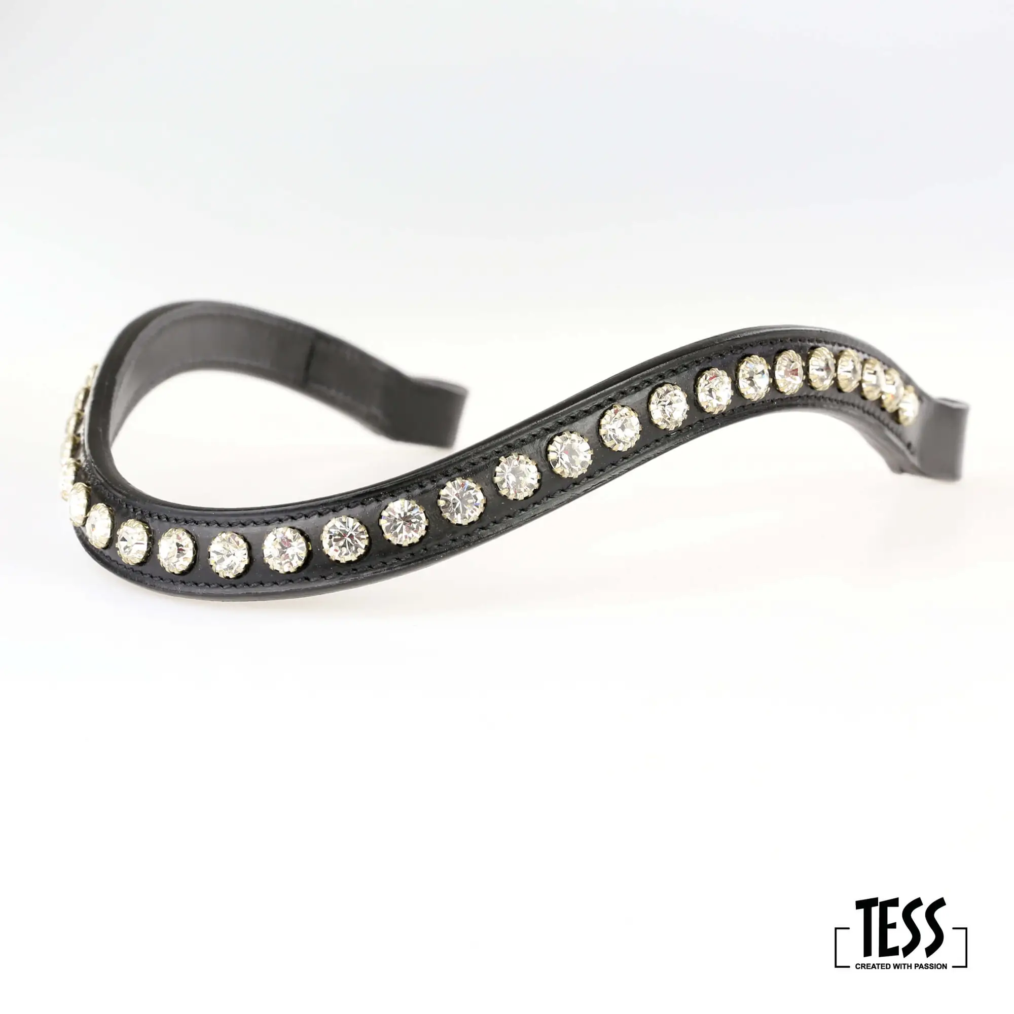 tess-browband-stellux-crystals-standaard-frontriem-zwart-1