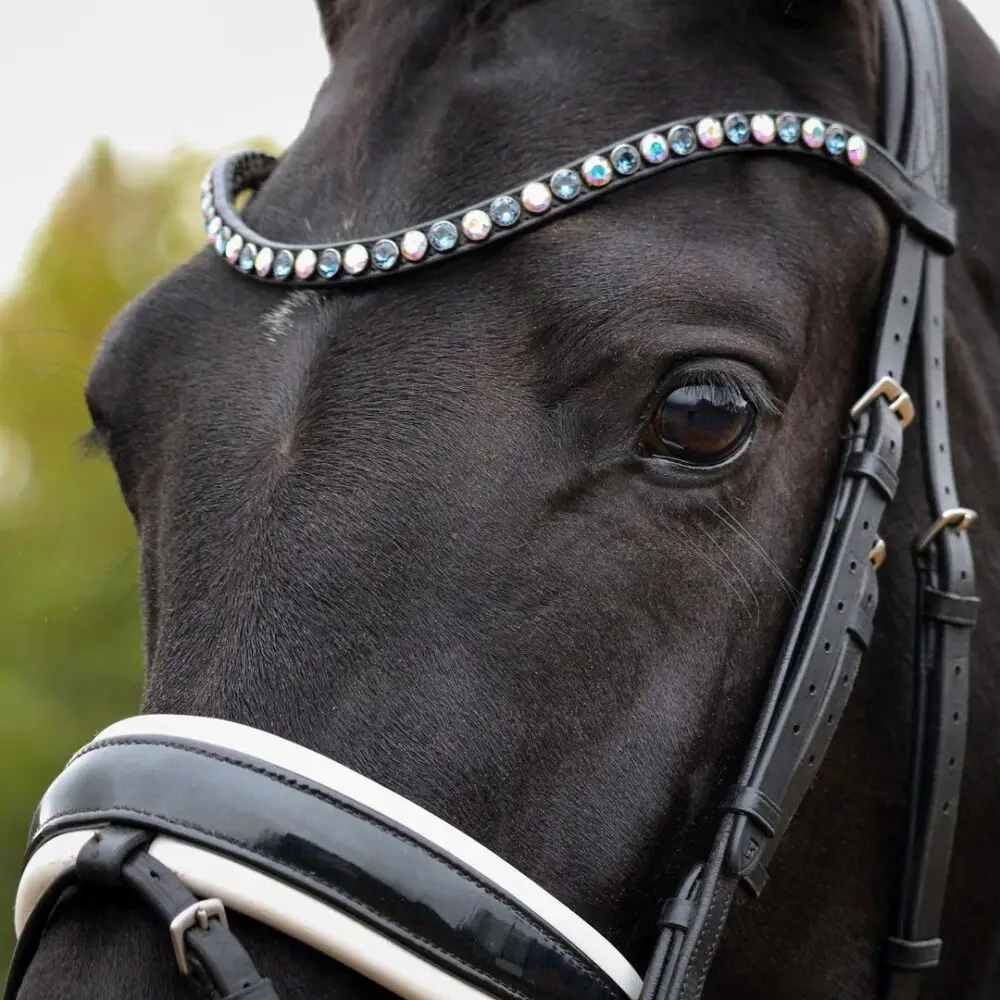 tess-bridle-trens-hoofdstel-slim-black-white-swarovski-frontriem-1